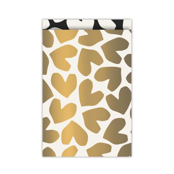 XL Solo Hearts wit goud